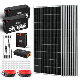 1600 Watt 24V Complete Solar Kit