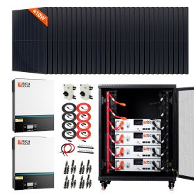 Complete Off-Grid Solar Kit | 13,000W 120/240V Output | 48VDC