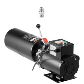 Hydraulic Pump Power Unit, AC 220V, 10 Quart Single Acting Hydraulic Unit, 6.3 L/min Oil Flow, Max Discharge Pressure 22 MPa for Dump Truck