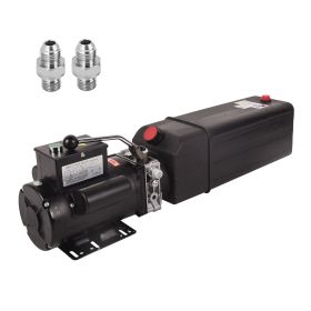 3.7 Gallon Hydraulic Power Unit 2950 PSI 3 HP Hydraulic Pump for 2 and 4 Post Lifts Car Lifting