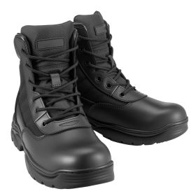 Men's Military Tactical Boots, 6 inch Combat Hiking Work Boots, Lightweight & Breathable & Sturdy Mens Motorcycle Interceptor Trooper Boot (Shoe Size: US 10, size: 6 inch)